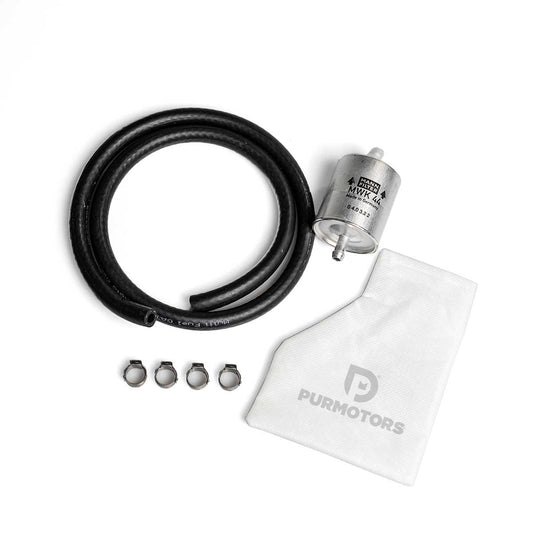 Protettore Pompa MFPP-001 — Filtro protezione pompa benzina su sfondo neutro | PurMotors