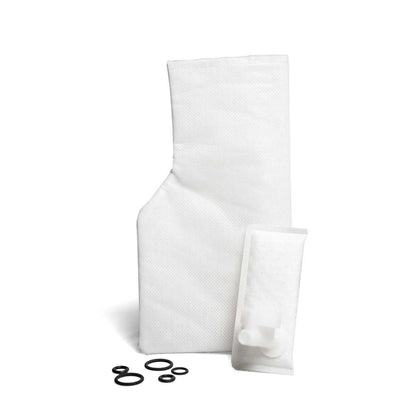 Protettore Pompa MFPP-007 — Dettaglio tecnico filtro TNT poliestere | PurMotors